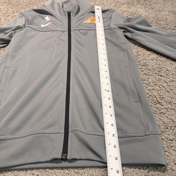 Nike NBA Phoenix Suns Showtime Dri-FIT Full-Zip Warmup Jacket Grey Mens Small - Picture 6 of 7